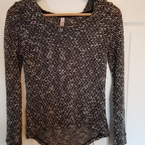 Knit hoodie